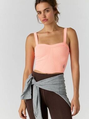 FP Movement by Free People Plated Cami In Burnin Up- Size M/L
